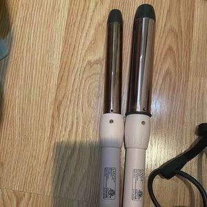 Lange l’ange curling wands, 1.25inch and 1inch curling iron blow dry brush